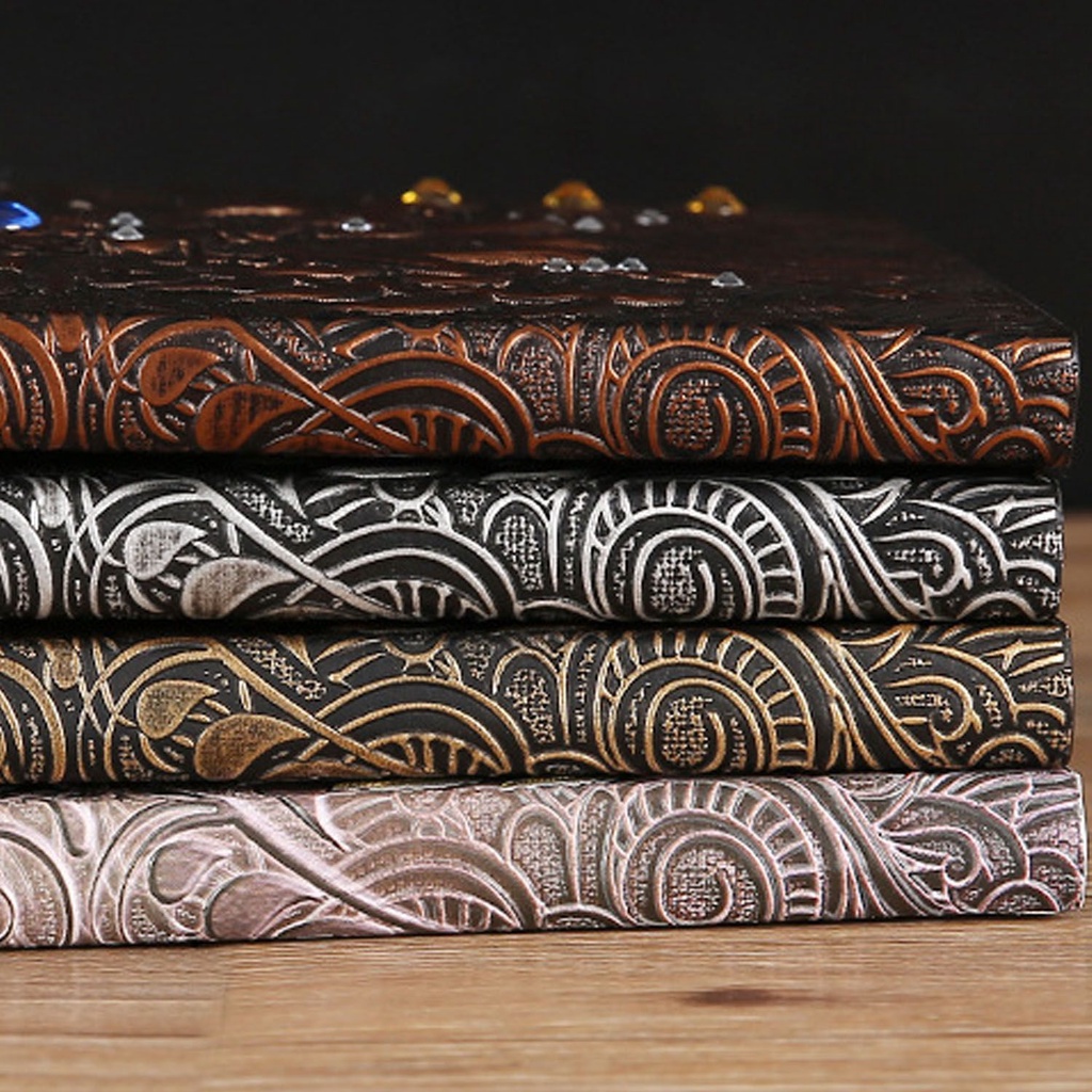 Sổ Tay Hoạ Tiết Phượng Hoàng Vàng Cổ Điển