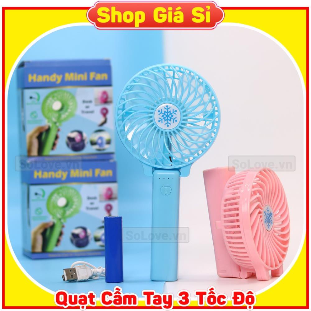 Quạt Cầm Tay 3 Tốc Độ | Được Chọn Màu | Shop Test Kĩ trước khi gửi