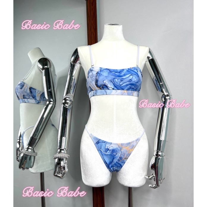Set bikini hai mảnh chính hãng Shein trẻ trung năng động