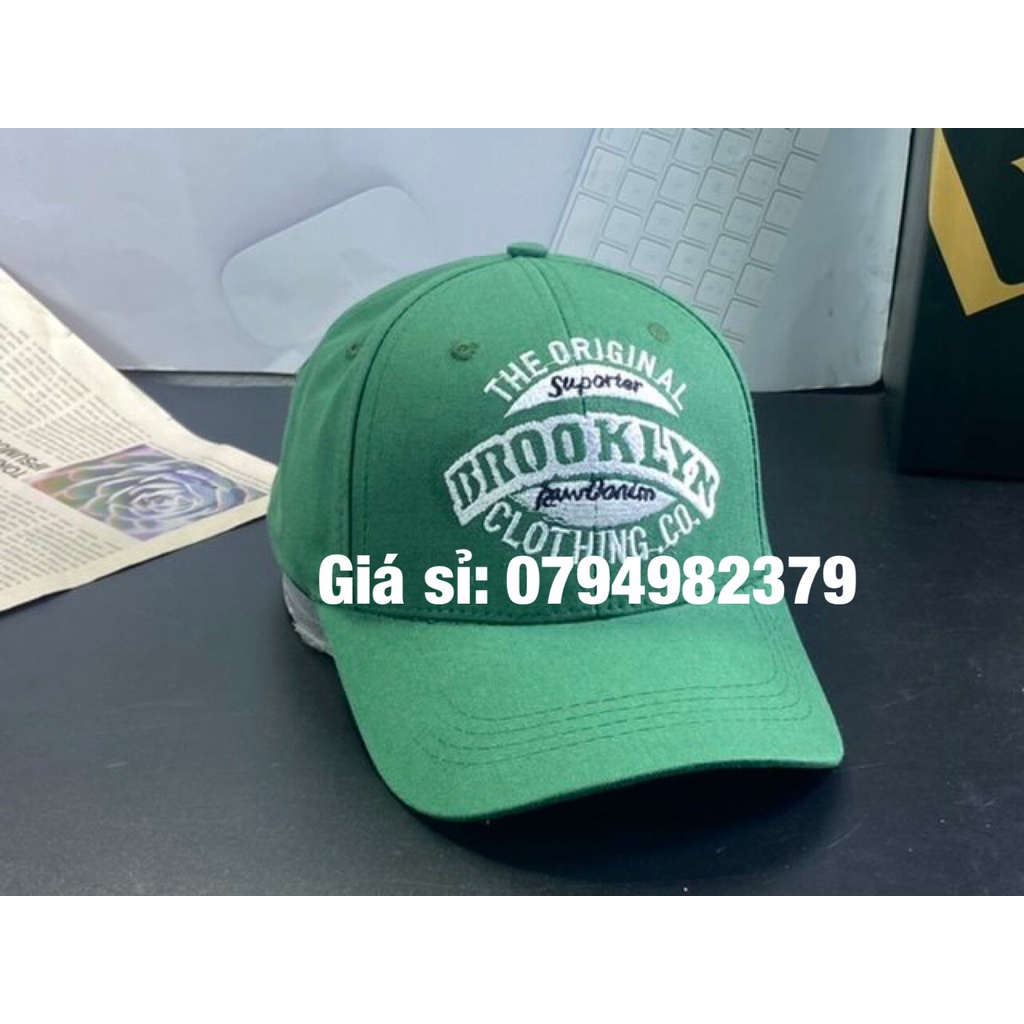 Nón kết nam nữ - Mũ kaki in BROOKLYN siêu cool ngầu - đậm chất cá tính thời trang (Cap-Nón(Most))