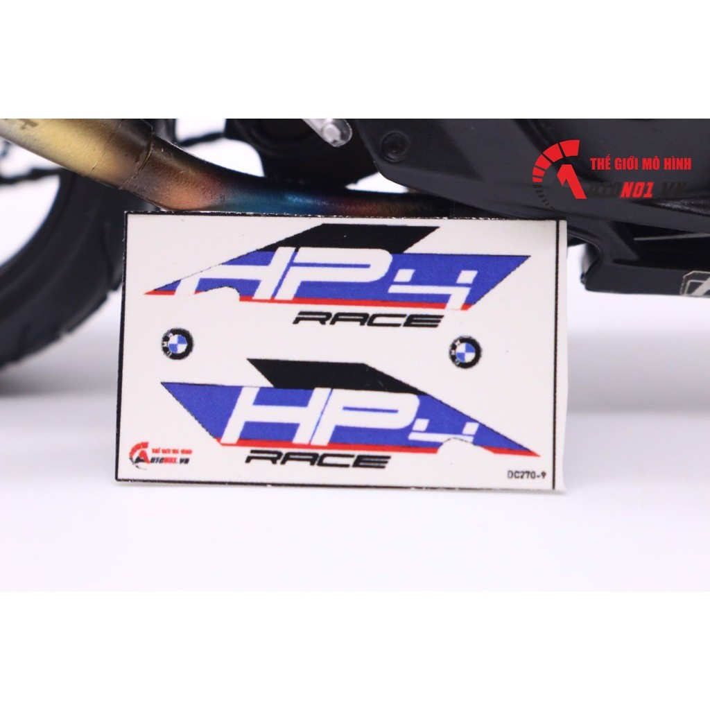 DECAL NƯỚC 1 CẶP TEM ĐỘ HP4 BMW S1000RR DC270-9