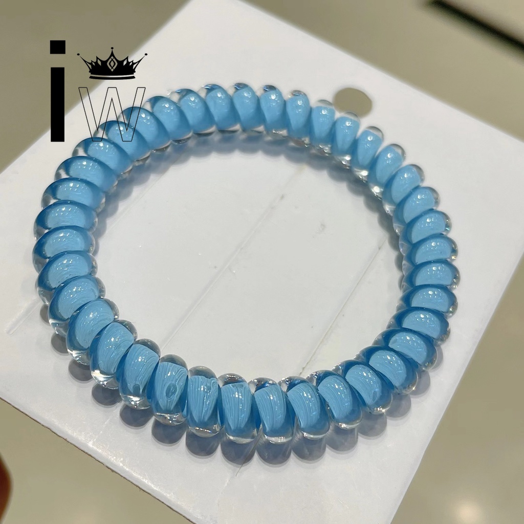 Dây Cột Tóc Lò Xo Co Giãn Màu Sắc Ngọt Ngào Thời Trang Cho Nữ