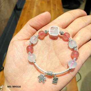 Charm bạc s925 bọc Vuông CH009