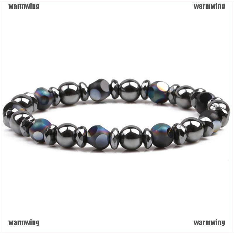 Vòng Tay Chuỗi Hạt Đá Hematite Liệu Pháp Từ Tính