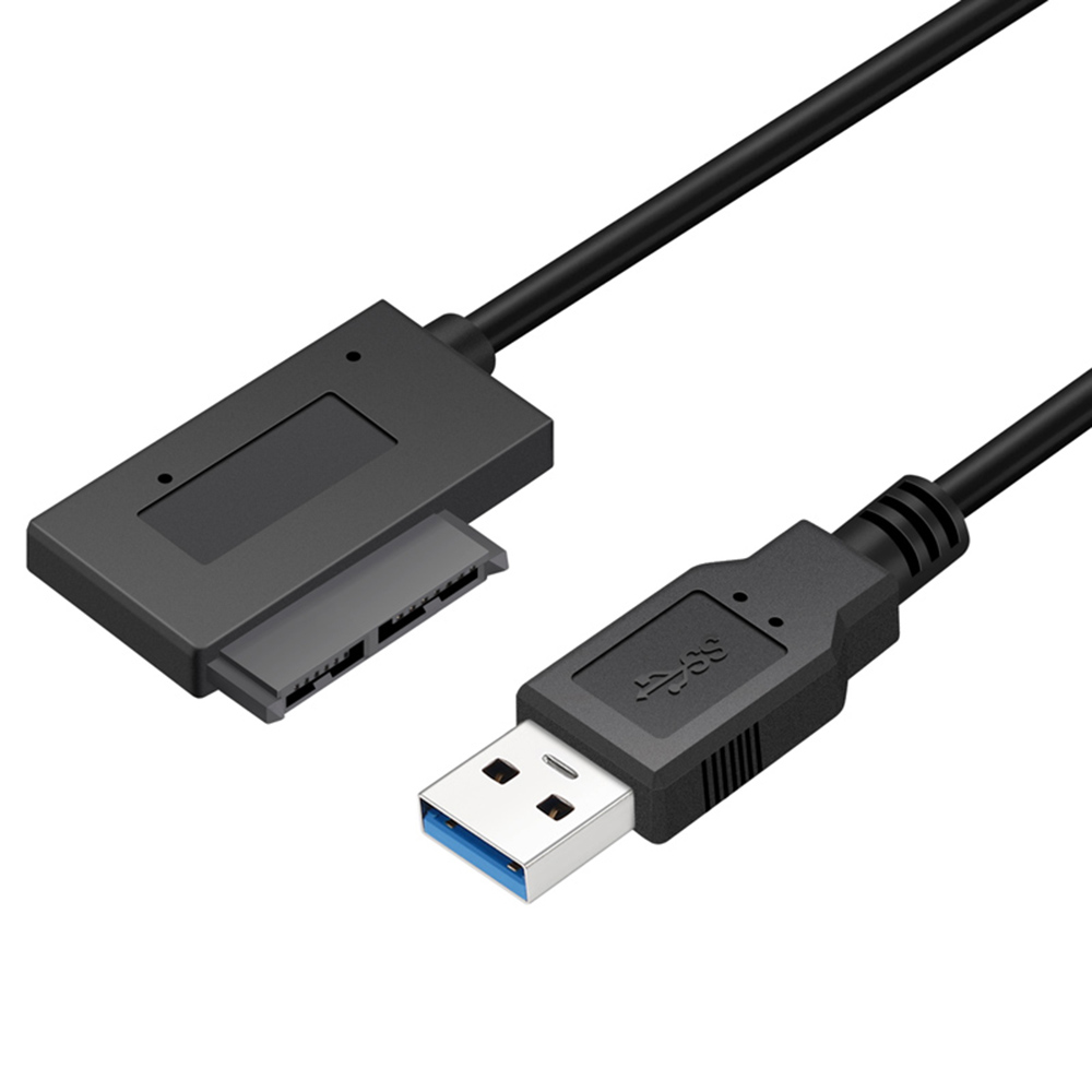 Cáp Chuyển Đổi Cổng Usb 3.0 Sang Sata 13pin Cho Ổ Cứng Laptop Cd / Dvd Rom Chất Lượng Cao