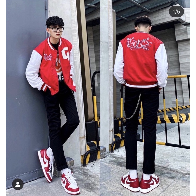 Áo khoác varsity jacket gonz