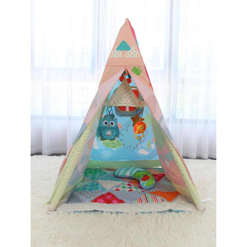 Lều vải kiêm thảm nằm chơi cho bé từ 3 tháng tuổi - Konig kids 634