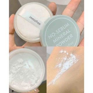 [HSD: 25/12/2026] Phấn Phủ Bột Kiềm Dầu Innisfree No Sebum Mineral Powder 5g