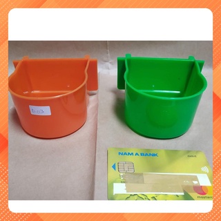 D03 - 10 cái Máng đựng khoáng, cát cho chim yểng - bồ câu mẫu Trung Quốc, nhựa zin