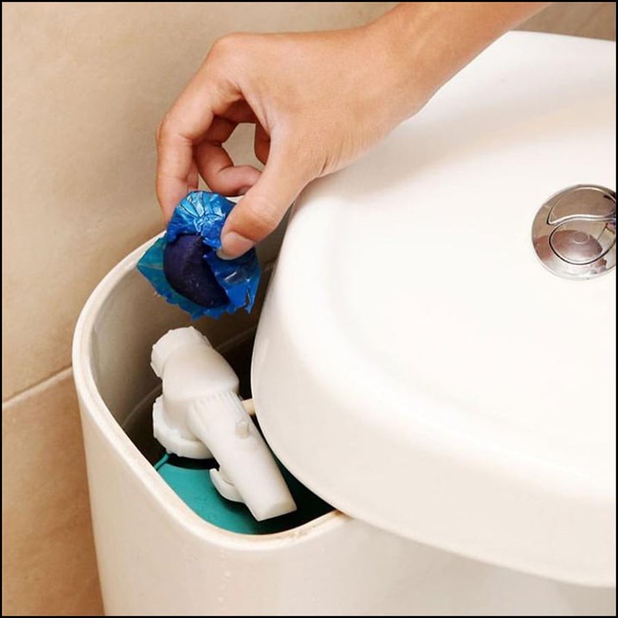 Túi 10 Viên Tẩy khử Mùi Hôi Bồn Cầu, Bộ 10 Viên Tẩy/ Khử Mùi Bồn Cầu Toilet Khử Mùi Diệt Khuẩn, Sạch Mảng Bám