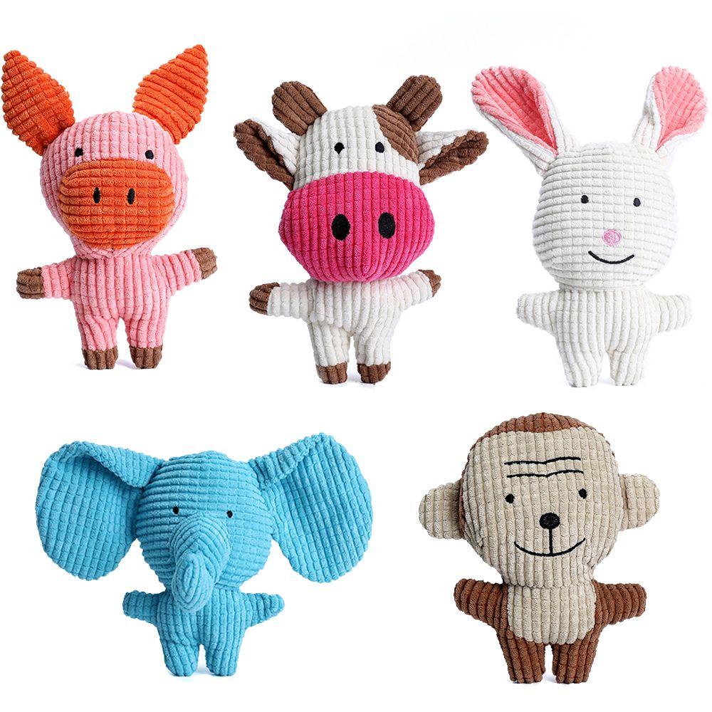 Đồ Chơi Phát Ra Tiếng Kêu Hình Heo / Khỉ / Voi Cho Thú Cưng