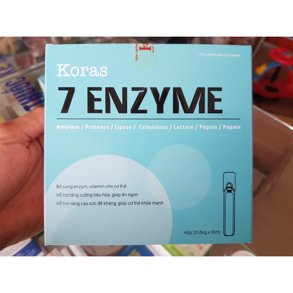  7 Enzyme Koras - Bổ sung enzym, vitamin, tăng cường tiêu hóa giúp ăn ngon, nâng cao sức khỏe 