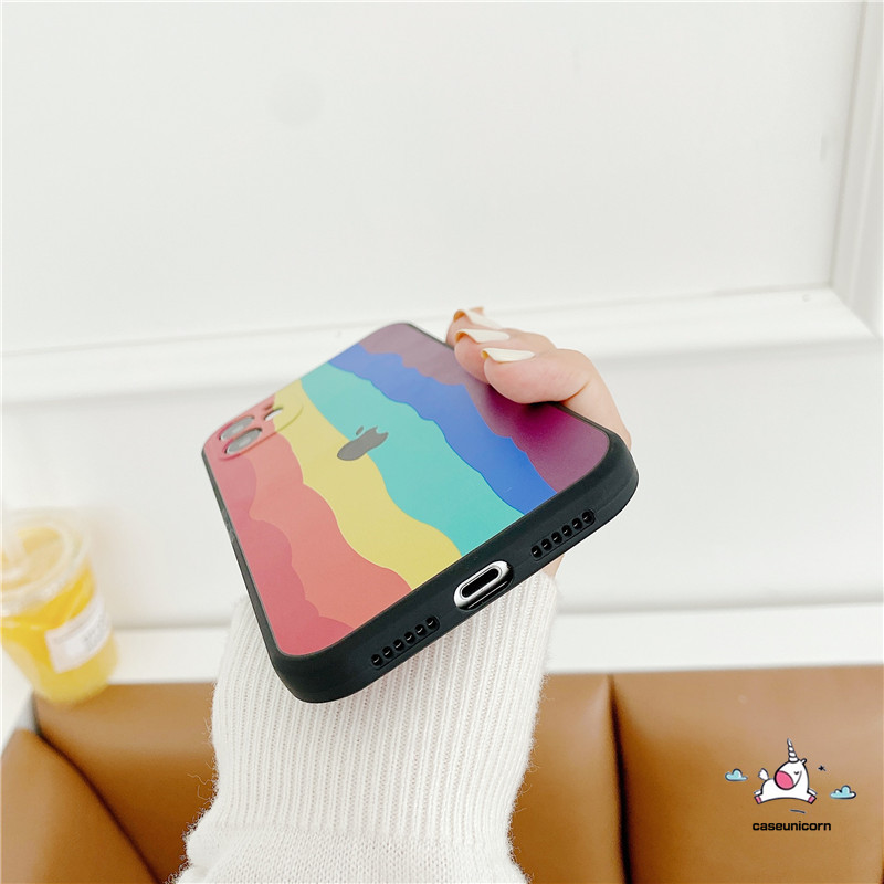 Ốp điện thoại mềm màu cầu vồng cho Iphone 11 Iphone 6 6s 7 8 Plus 8plus 7plus X Xr Xs Max 11pro Max Se 2020 | BigBuy360 - bigbuy360.vn