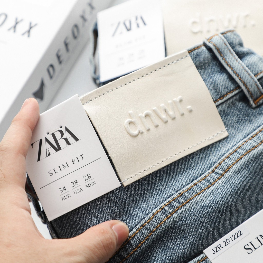 Quần Jean Nam ZR XANH CÀO SƯỚC (Form Slimfit,chất vải co dãn,ống 15 đến 18cm,hàng VNXK)-210503 | BigBuy360 - bigbuy360.vn