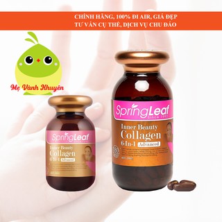 Viên collagen SpringLeaf Inner Beauty 6-in-1 Advanced, Úc (90v/180v)