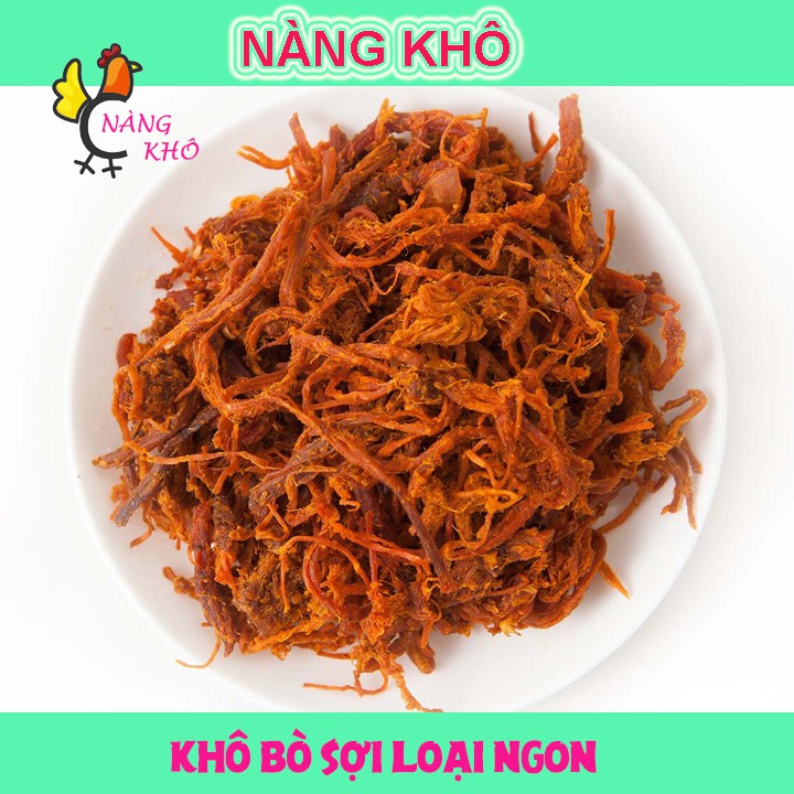 [Mã GROSALEHOT giảm 8% đơn 250K] 500Gr KHÔ BÒ SỢI LOẠI NGON - THỊT SẤY NGŨ VỊ | NÀNG KHÔ | BigBuy360 - bigbuy360.vn