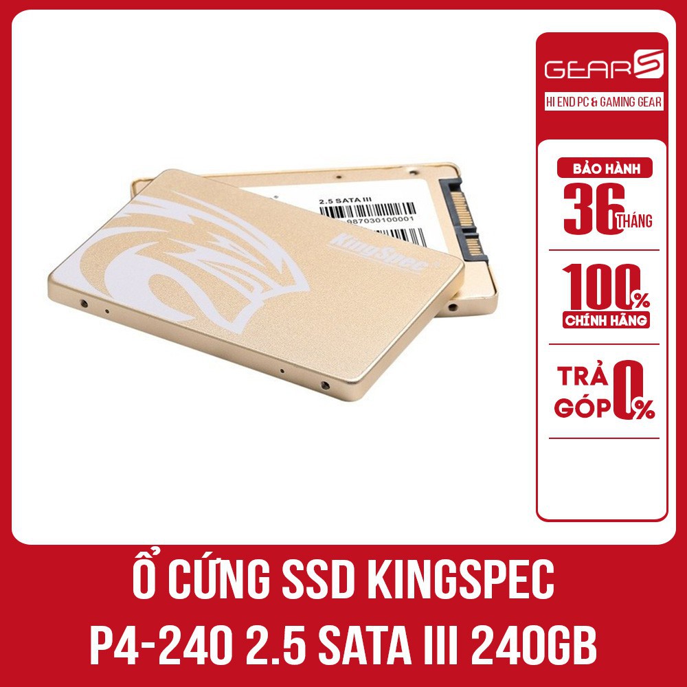 Ổ cứng SSD Kingspec P4-240GB - Bảo hành chính hãng Mai hoàng 36 Tháng