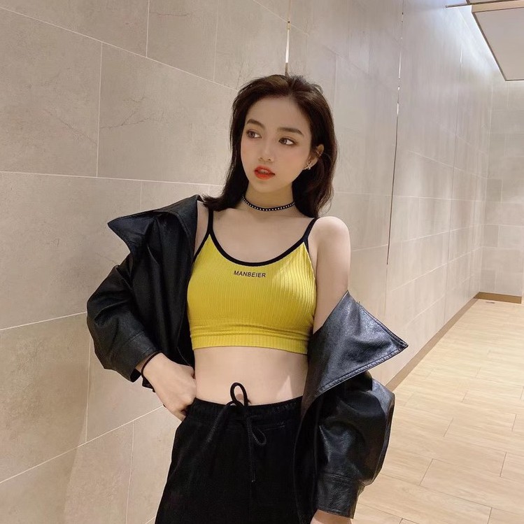 Áo Bra Nữ, Bra Tập Gym Cotton 2 Dây, Áo Ngực Không Gọng Nâng Ngực Nhẹ ZANA BRA B536