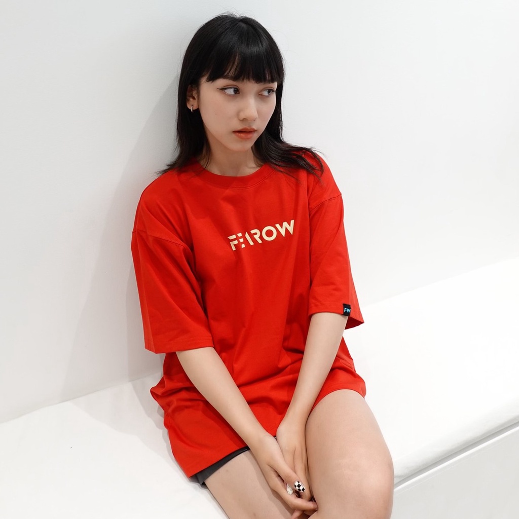 Áo thun nam nữ local brand unisex Fearow Signature / Đỏ FW141