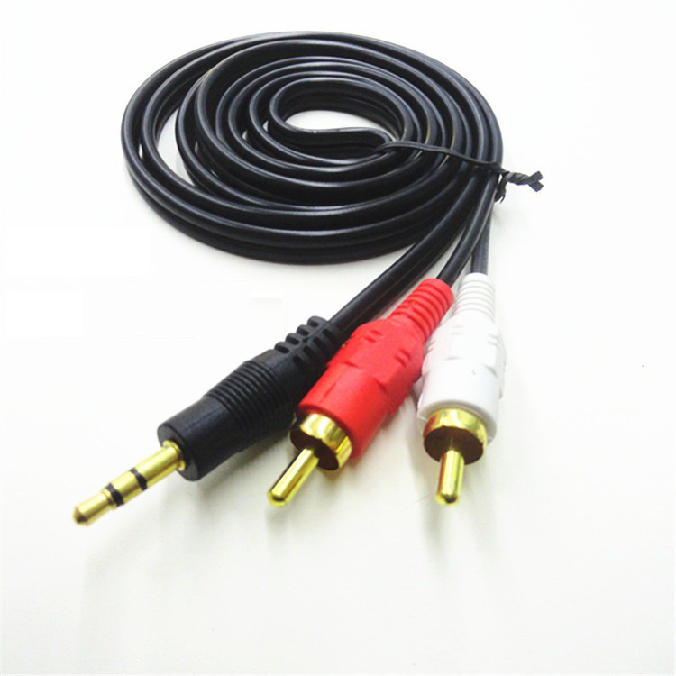 Dây cáp âm thanh audio 3.5mm RCA, dây loa (1.5 mét)