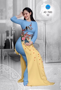 Vải may áo dài con vẹt