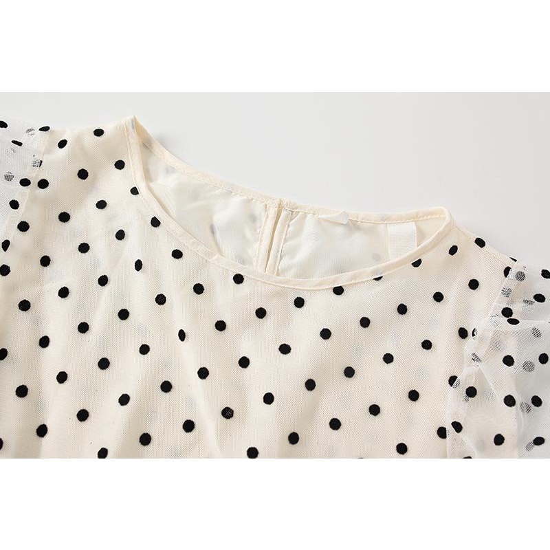 Váy voan tầng chấm bi H&M