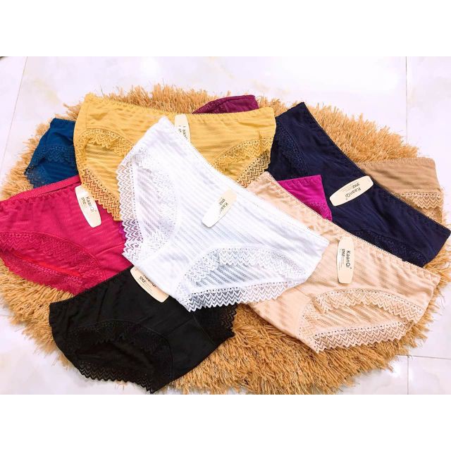 Quần Lót Nữ ❤️FREESHIP❤️ Giảm 20k khi Nhập Mã [MCC 20k ] Quần Lót Su Viền Xưn Sắn QL08 | BigBuy360 - bigbuy360.vn