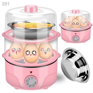【giá rẻ】Nồi nấu trứng gia đình hẹn giờ thông minh, tủ hấp tự động ngắt điện, món ăn sáng đa năng công suất lớn