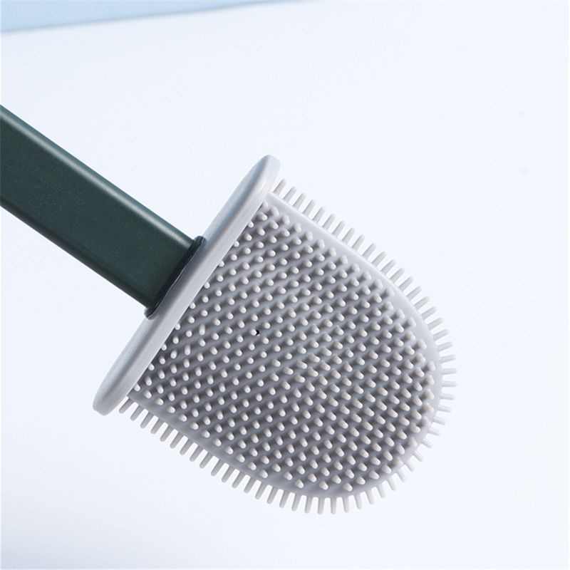 Bộ Cọ Chà Toilet Bằng Cao Su Lông Mềm