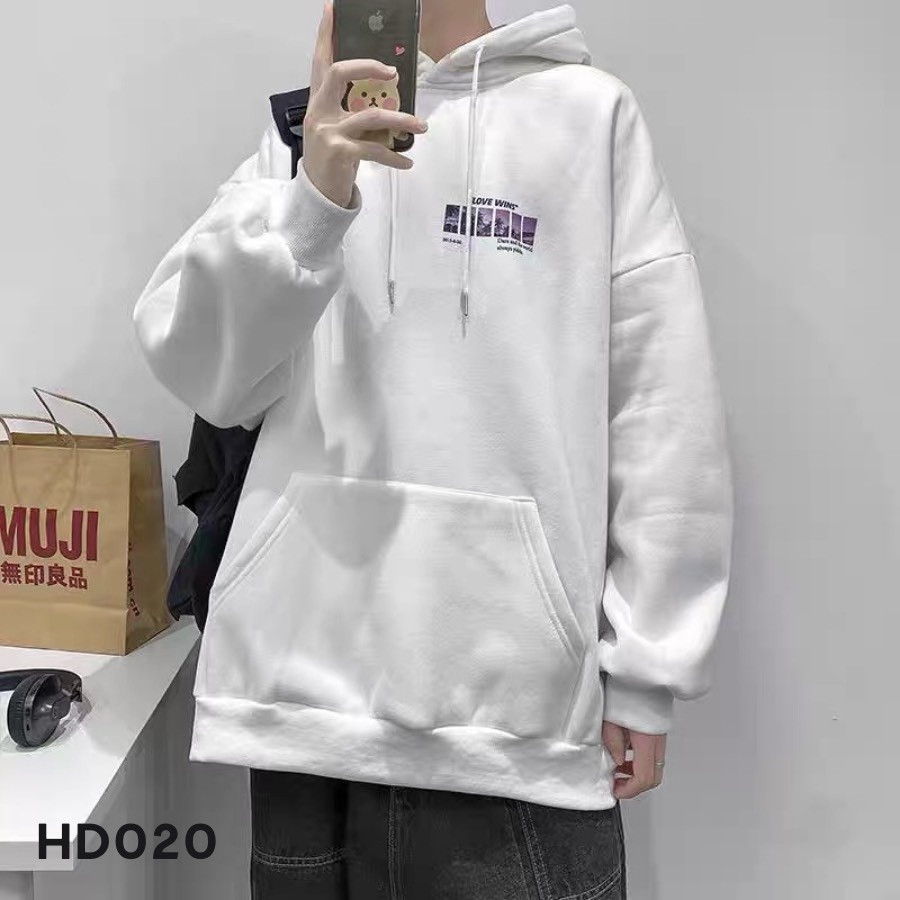 Áo hoodie in love wins HD020 - T2000