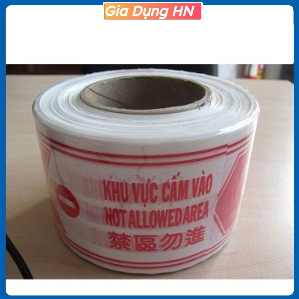 Cuộn dây rào cảnh báo khu vực cấm vào TẶNG 1 CUỒN BĂNG KEO ĐIỆN nhé