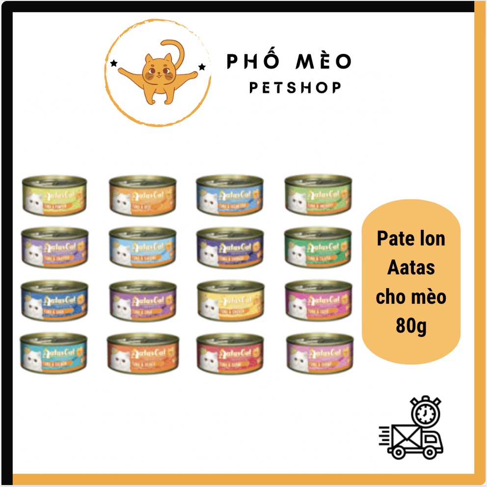 Pate lon Aatas cho mèo 80g
