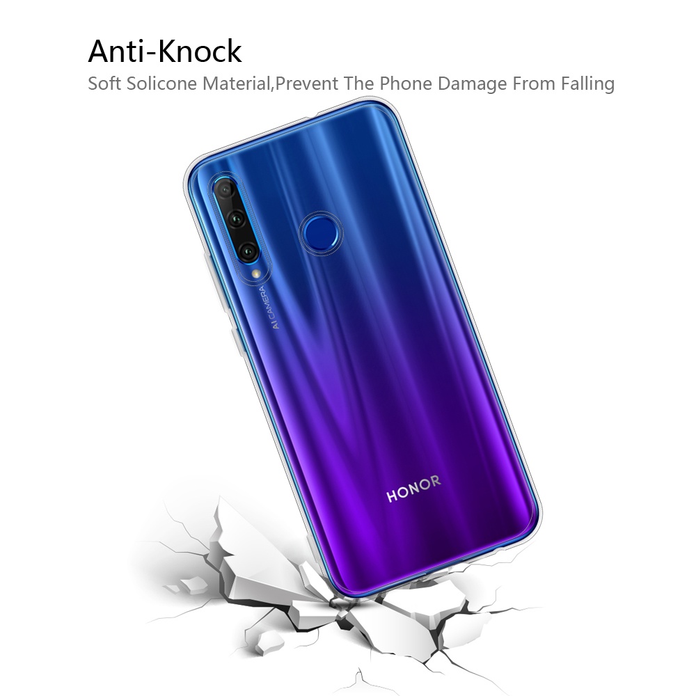 Ốp Điện Thoại Silicon TPU Mềm Trong Suốt Siêu Mỏng Cho HuaWei Honor 10i 20i 30i 20E 20S 30S