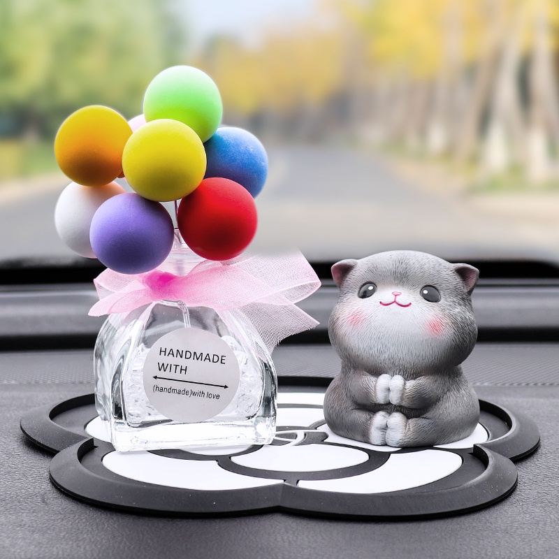 Mô Hình Phụ Kiện Decoroto Trang Trí Taplo Ô Tô Bàn Làm Việc Phòng Khách Phòng Ngủ Mèo Mika Dễ Thương Chất Liệu Thạch Cao