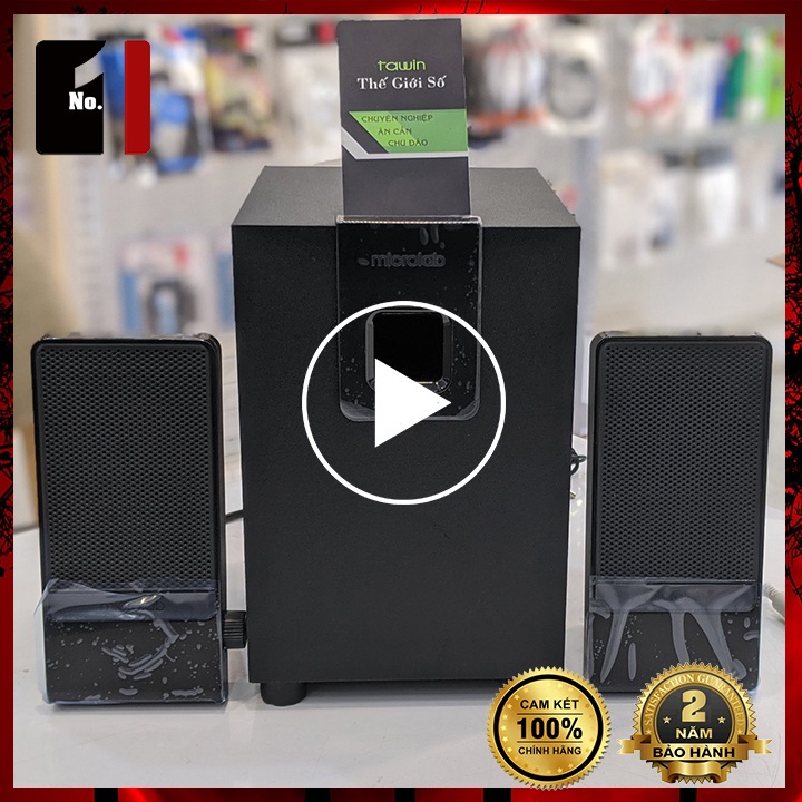 Loa Máy Vi Tính Để Bàn Chính Hãng 2.1 MICROLAB M100 Loa Gaming Nghe Nhạc Công Suất Lớn Laptop Pc Có Dây