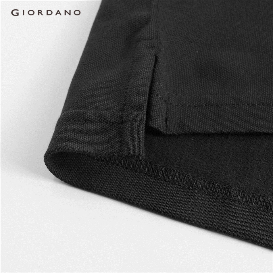 [ Mã 12FASHIONSALE1 giảm 10K đơn 50K ] Áo thun polo GIORDANO 01011388 co giãn thêu hình ếch thời trang cho nam | BigBuy360 - bigbuy360.vn