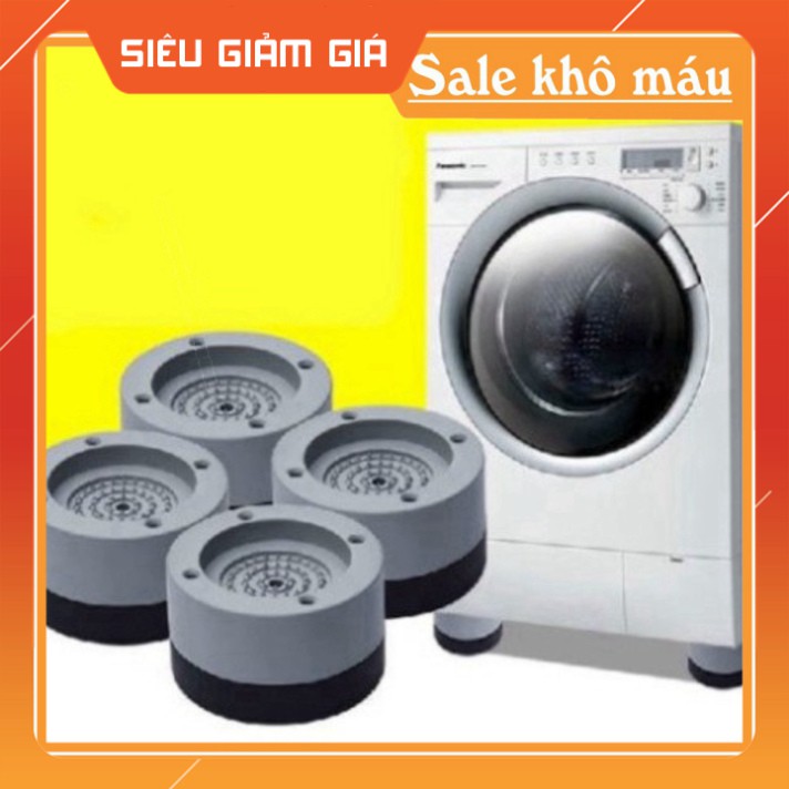 ĐẾ LÓT CHÂN MÁY GIẶT SET 4 CHIẾC CHỐNG RUNG LẮC