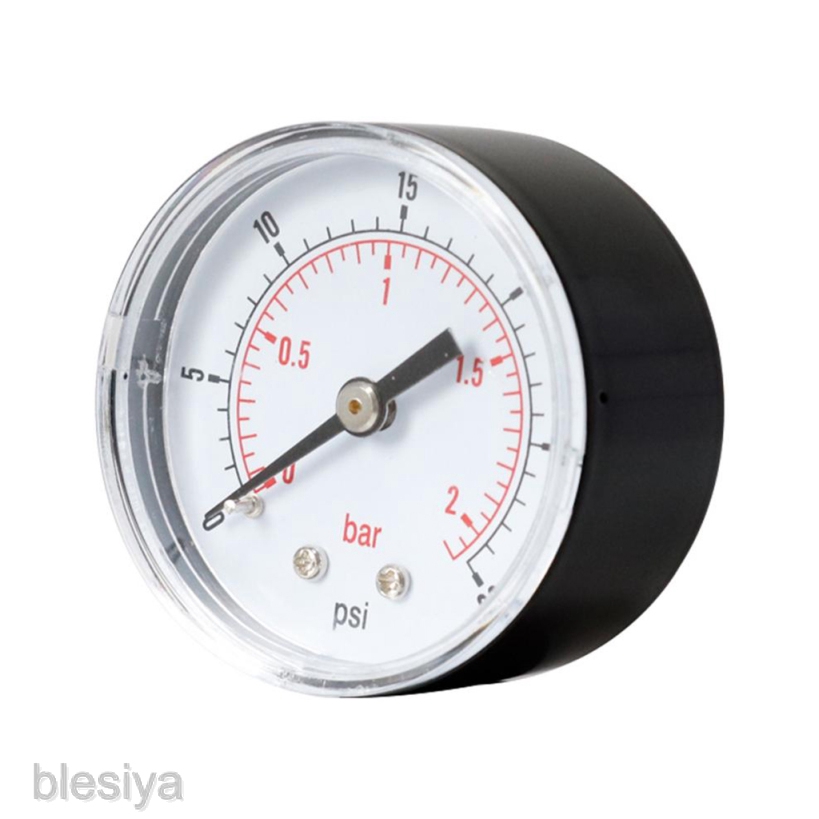 Đồng Hồ Đo Áp Suất Trục 0-30 PSI 1 / 4Bsp 0-2bar