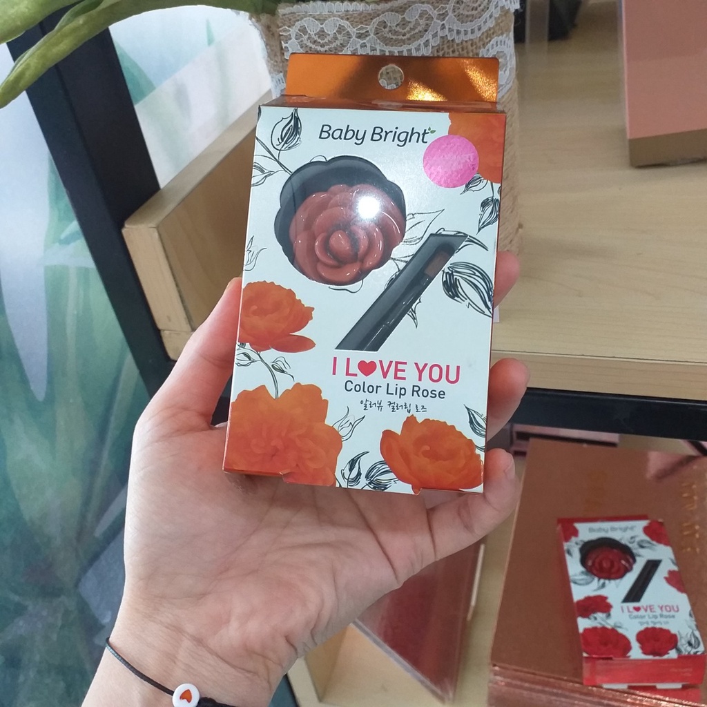 Son dưỡng có màu I love you BabyBright (dưỡng hồng môi tự nhiên)