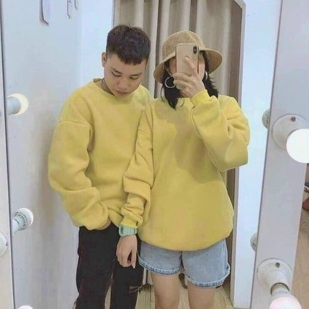 ÁO SWEATER TRƠN DÀY PHÔM UNISEX NAM NỮ