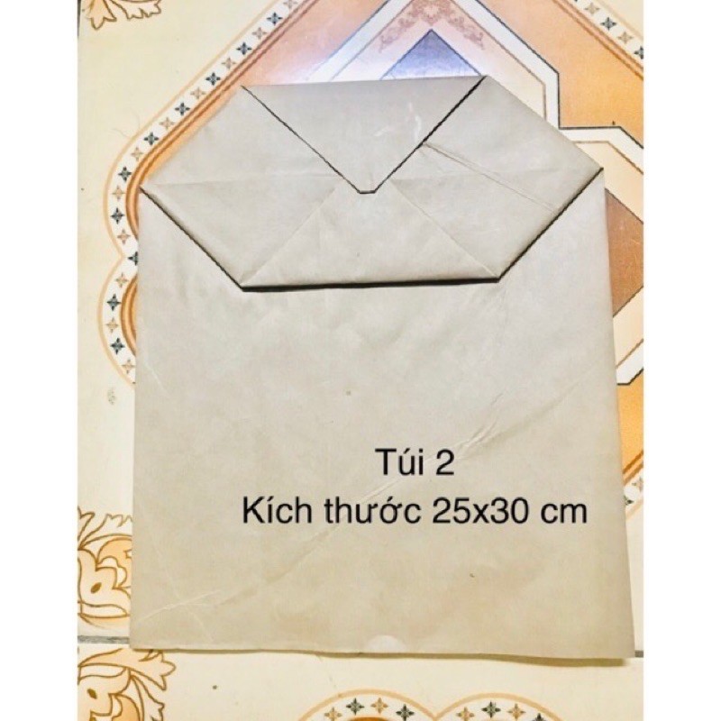 Set 500 túi 2 túi xi măng đựng hàng