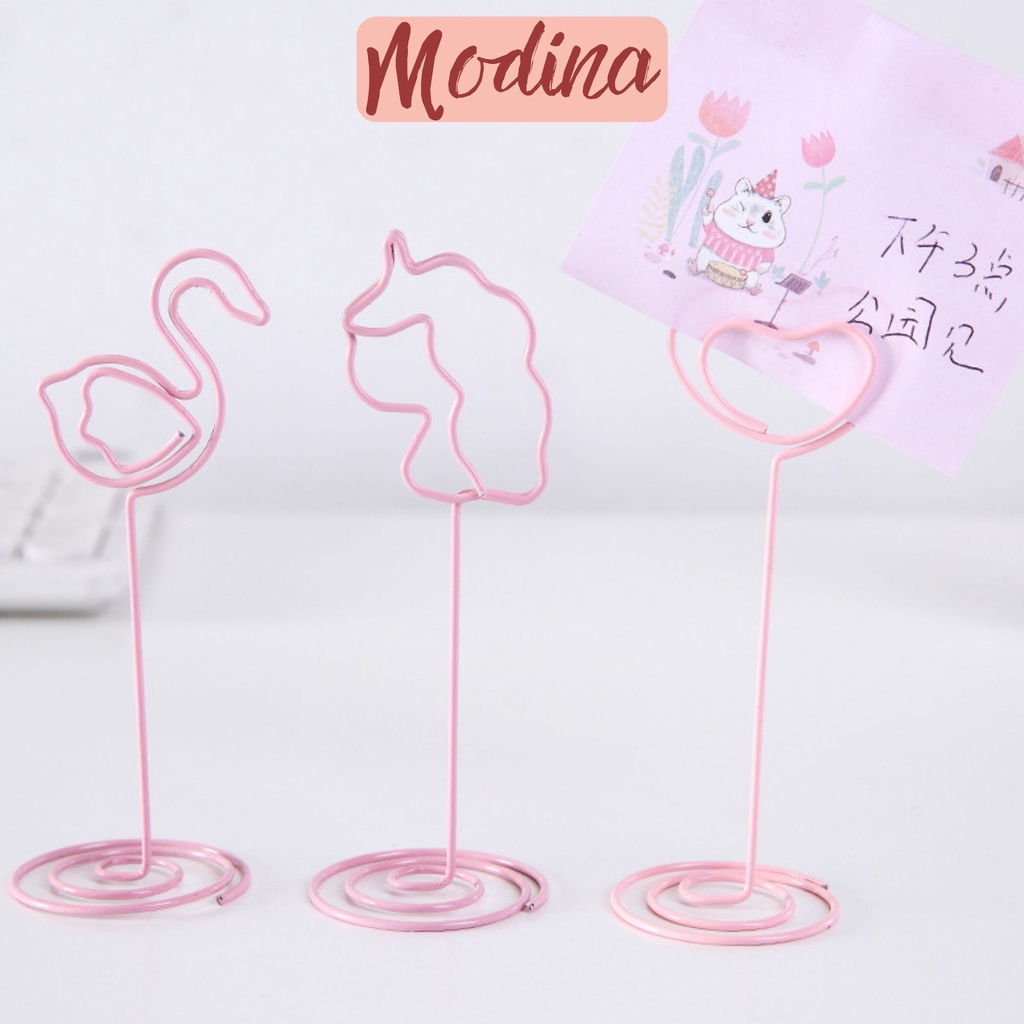 Kẹp giấy để bàn trang trí siêu cute trang trí bàn học, bàn decor tiệc sinh nhật, đầy tháng