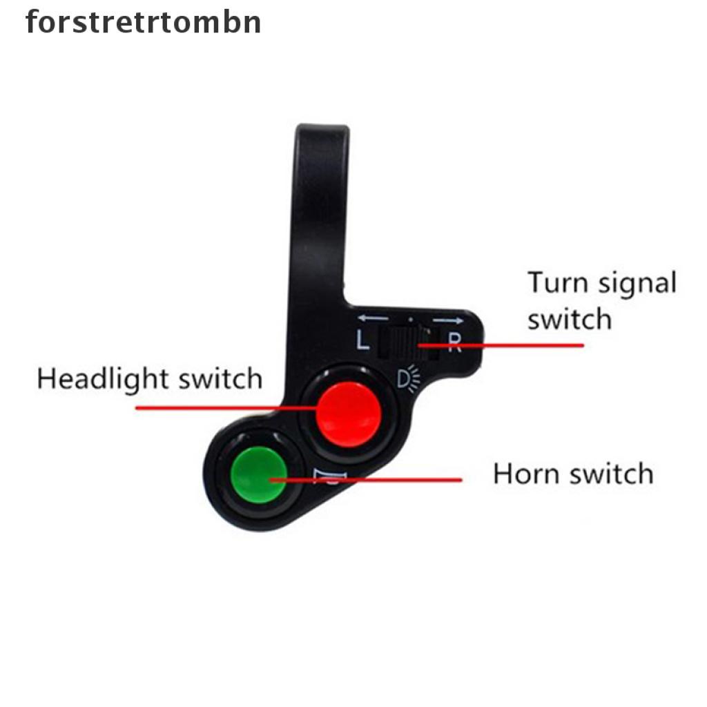 Công Tắc Bật / Tắt Đèn Pha / Còi 3 Trong 1 Gắn Tay Lái Xe Mô Tô