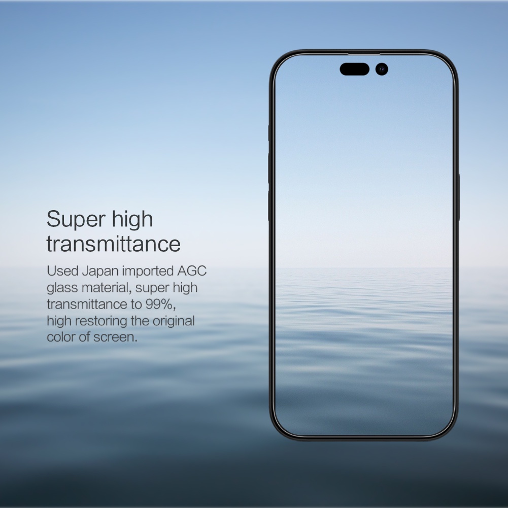 Kính Cường Lực 9H Chống Chói &amp; Dấu Vân Tay NILLKIN Cho iPhone 14 Pro