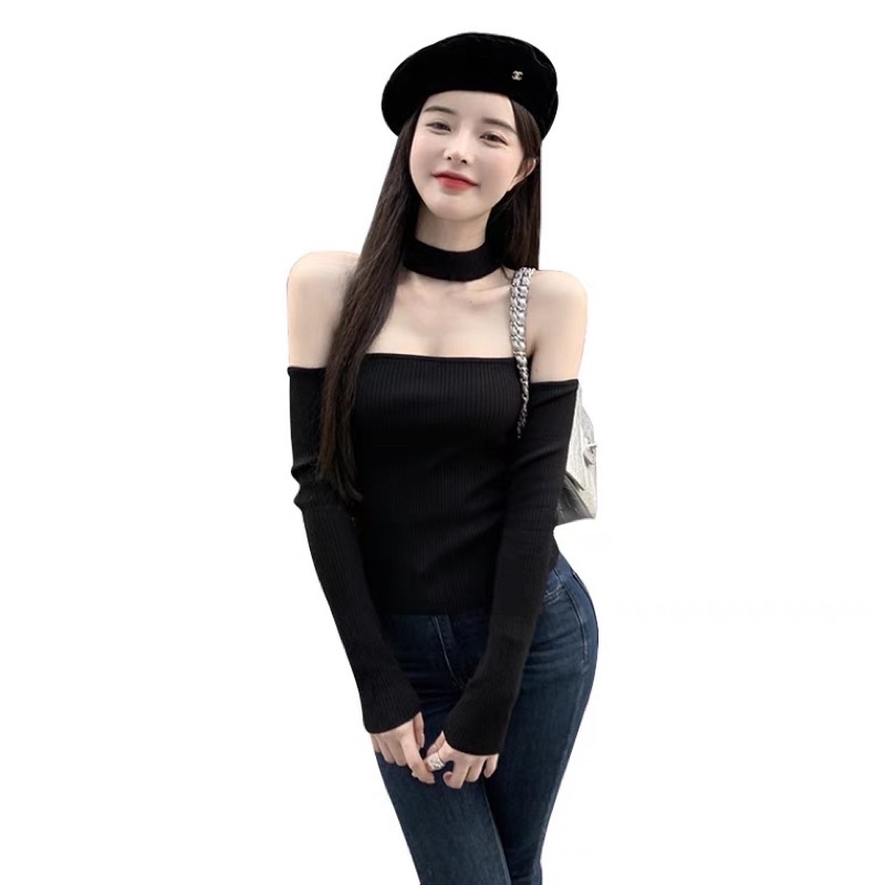 Áo ống lọ tay dài xinh