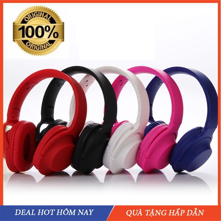 Tai Nghe Bluetooth  - Tai Nghe Siêu Bass - Hỗ Trợ Cắm Thẻ Nhớ