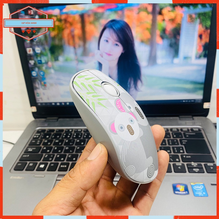 Chuột Máy Vi Tính Laptop Không Dây Mouse Wireless FD - V8 Chuột Máy Tính Chính Hãng Dễ Thương