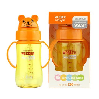 Bình tập uống nước Wesser 260ml
