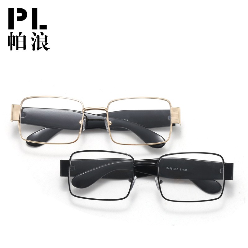 Kính mát gọng vuông bằng kim loại thời trang Âu Mỹ 2020 cổ điển cho nam