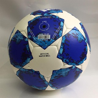 QUẢ BÓNG ĐÁ CUP C1 MÀU XANH DUONG NGÔI SAO MỚI ĐẸP RẺ 2019 (SỐ 5)
